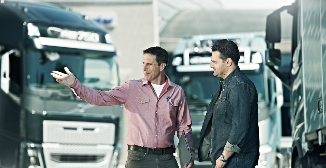 Volvo trucks dealer euro 6 buying overview two men