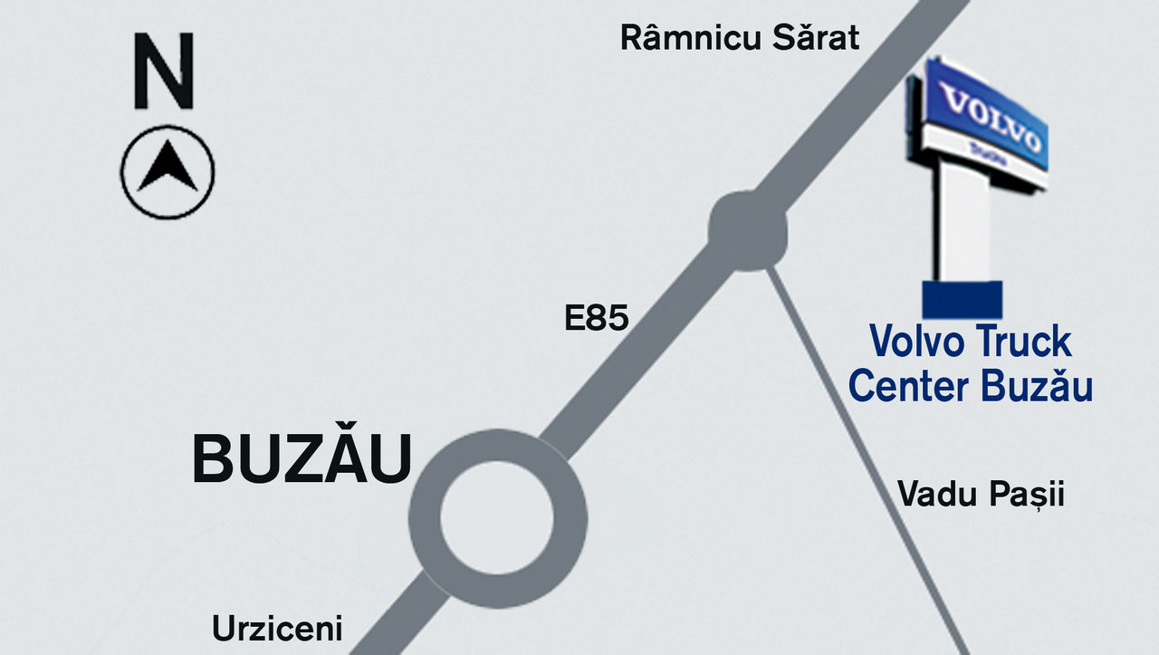 Harta localizare Truck Center Buzau